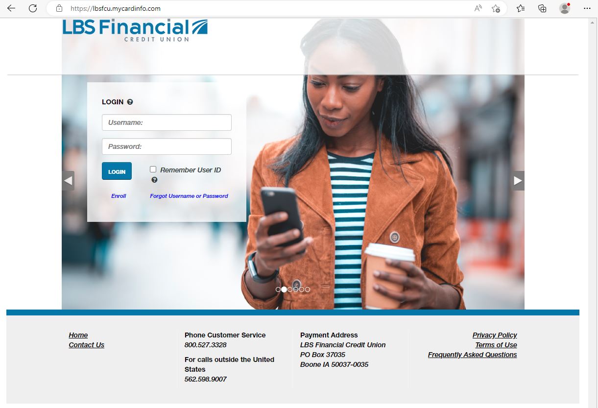 Credit Card Center Home Page